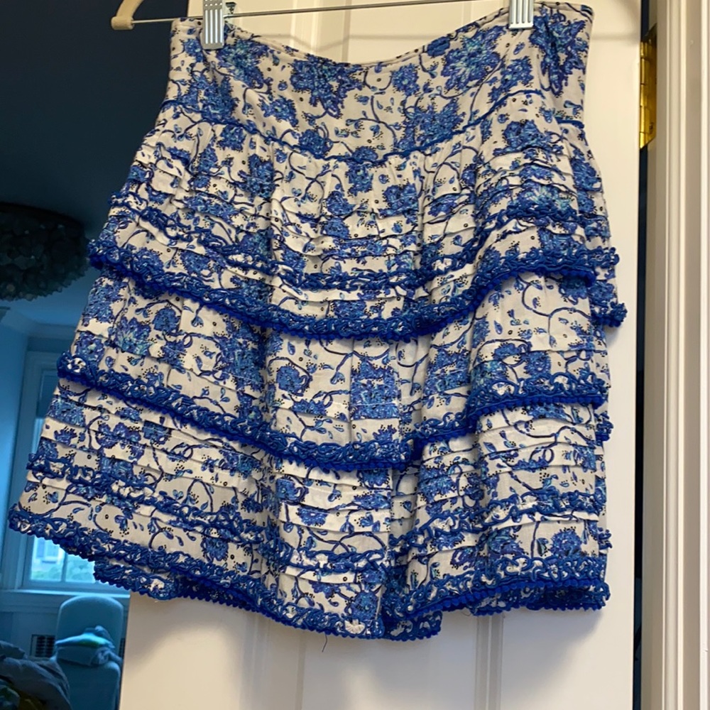 Poupette mini blue skirt